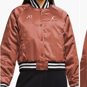 Jordan Varsity Bomber Jacket. Dusty Peach.